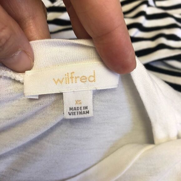 Wilfred Short Sleeve Striped Tee Size XS - Picture 6 of 6